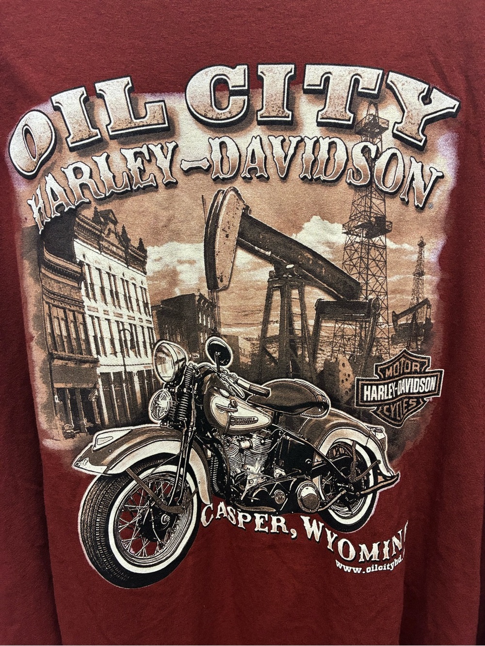 Harley-Davidson mens 5xl long sleeve shirt Casper Wyoming biker new with tags